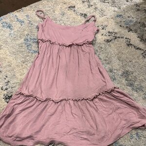 Pink Rose Casual Kids Dress in Soft Pink Girl’s Size Small